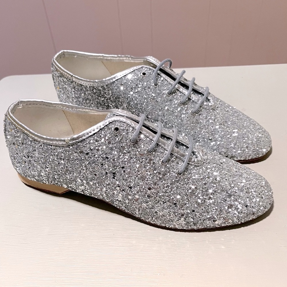 NWT Antonio Alvarez silver sparkle jazz shoe, 8.5 - Picture 4 of 6